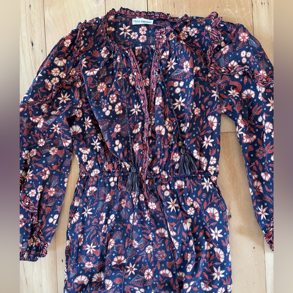 Ulla Johnson Delphine Jumpsuit Midnight Size 0